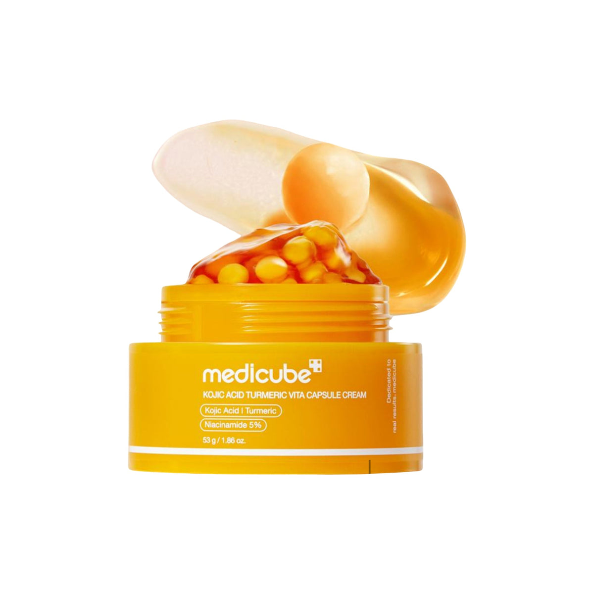 Medicube Kojic Acid & Turmeric Vita Capsule Cream, 53g – pagrindinė produkto nuotrauka
