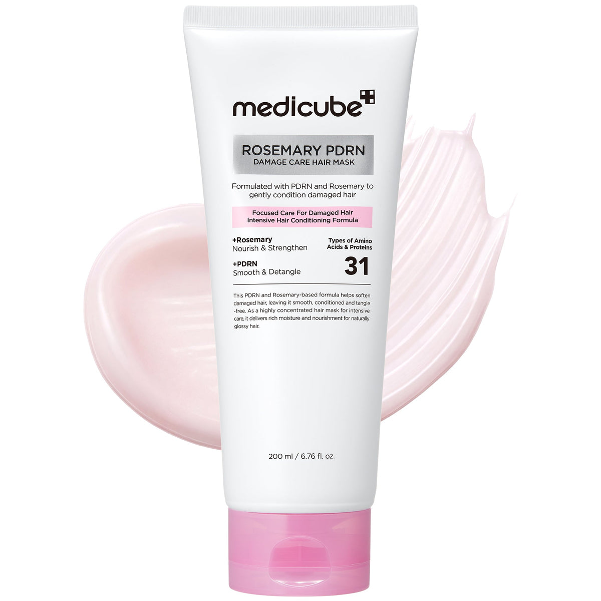 Medicube – Rosemary PDRN Damage Care Hair Mask, 200ml – papildomas gamintojo vaizdas