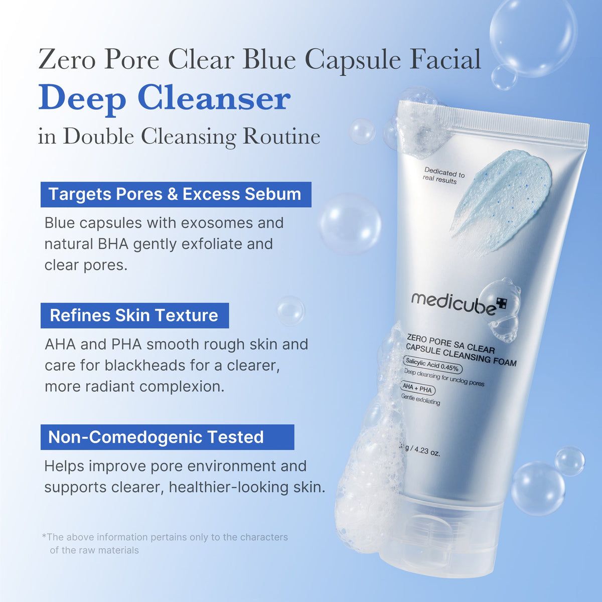 Medicube Zero Pore Clearing Capsule Cleansing Foam veido prausiklis, 120 ml – papildomas gamintojo vaizdas