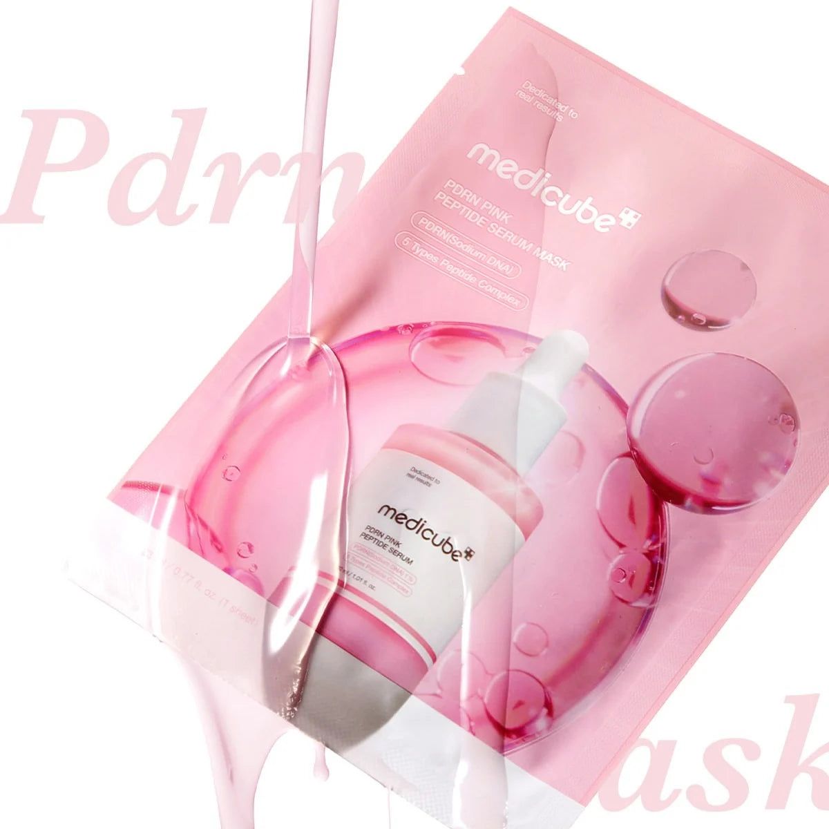 Medicube – Maschere siero PDRN Pink Peptide, 10 pezzi