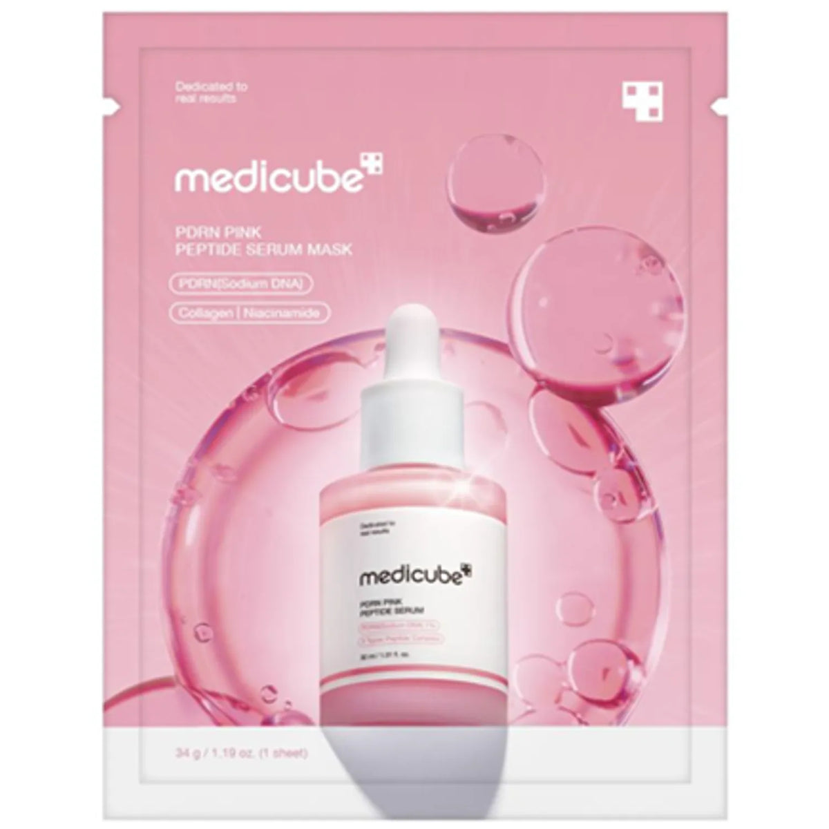 Medicube – Maschera siero PDRN Pink Peptide, 1 pezzo