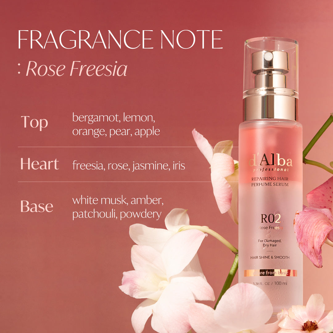 d'Alba Professional Repairing Hair Perfume Serum kvapusis plaukų serumas, 100 ml – papildomas gamintojo vaizdas