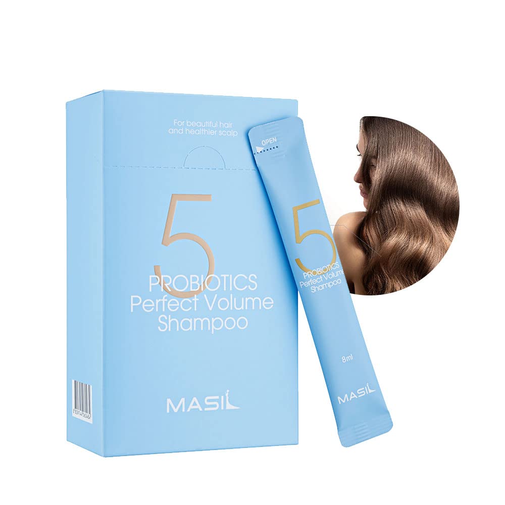 Masil – Shampoo 5 Probiotics Perfect Volume in bustine, 20 × 8 ml