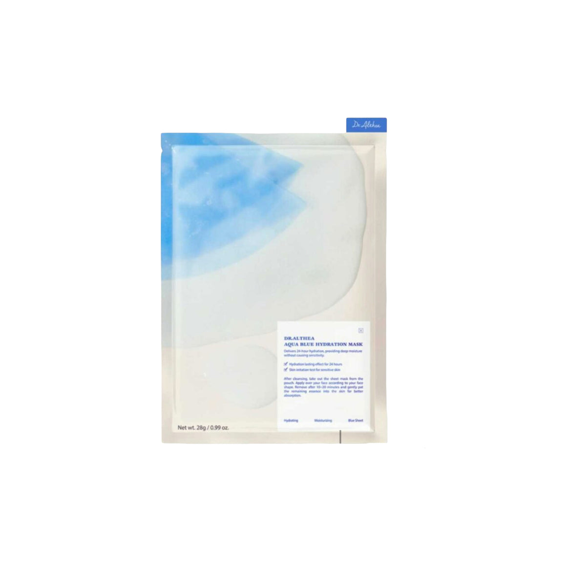 Maschera idratante Aqua Blue Dr. Althea, 28g×4pz