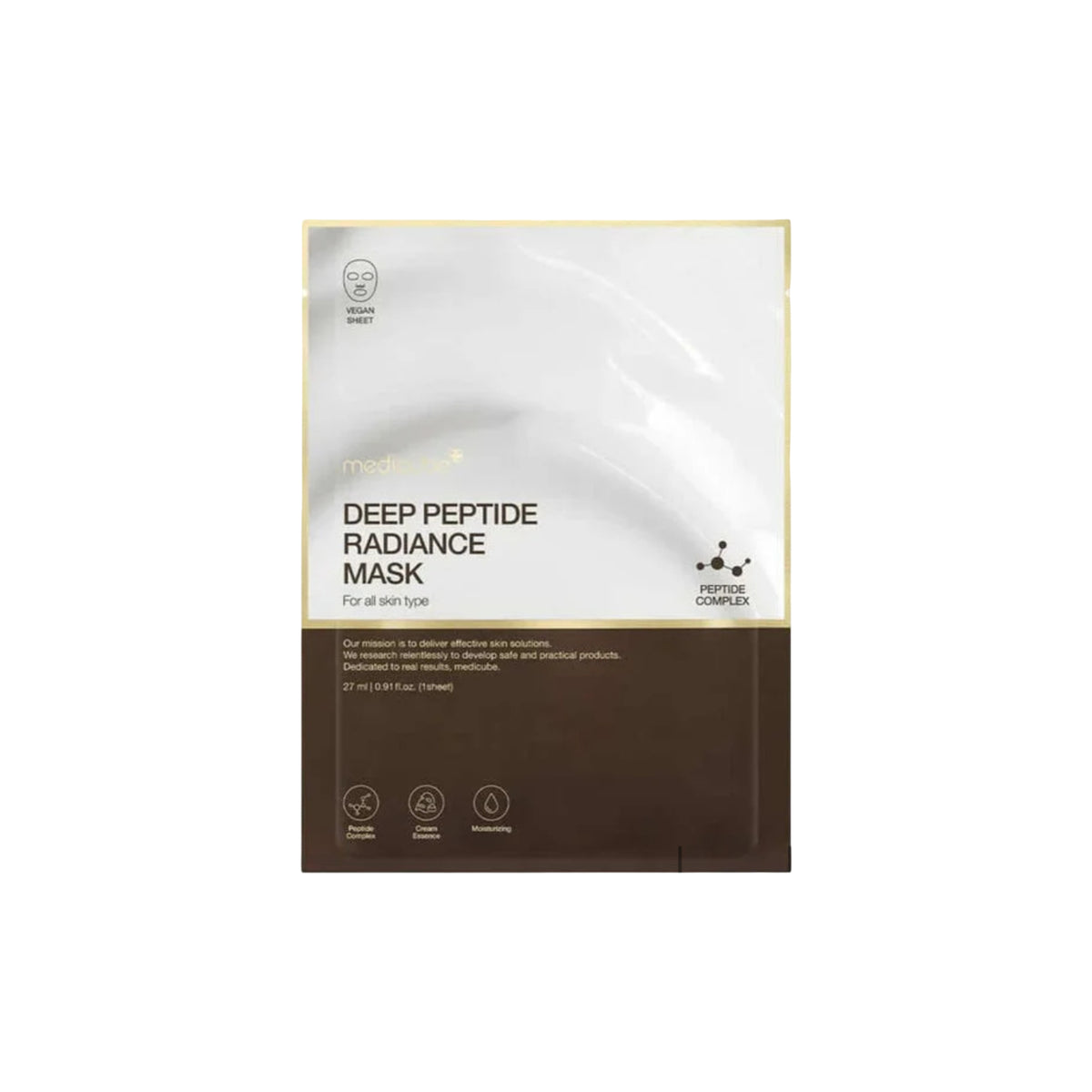 Medicube – Deep Peptide Radiance Mask, 27ml