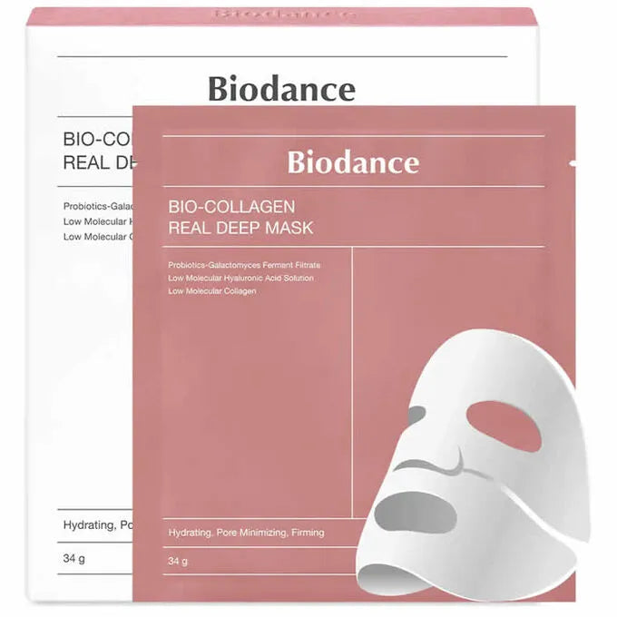 Biodance – Maschere Bio Collagen-Real Deep, 4 × 34 g