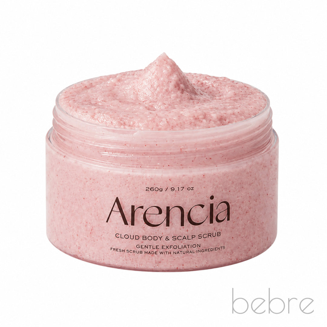 Arencia Scrub corpo e cuoio capelluto Fresh Cloud alla lavanda e pera, 260 g