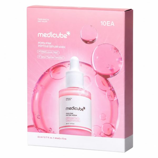 Medicube – Maschere siero PDRN Pink Peptide, 10 pezzi