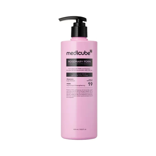 Medicube – Shampoo Cooling Rosemary & PDRN Thickening, 400 ml