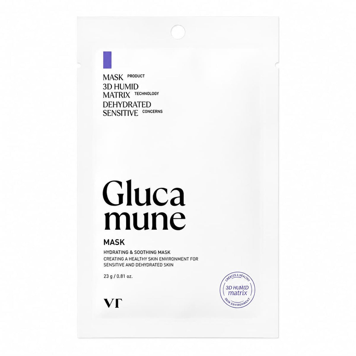 VT Cosmetics – Glucamune Mask, 1 sheet