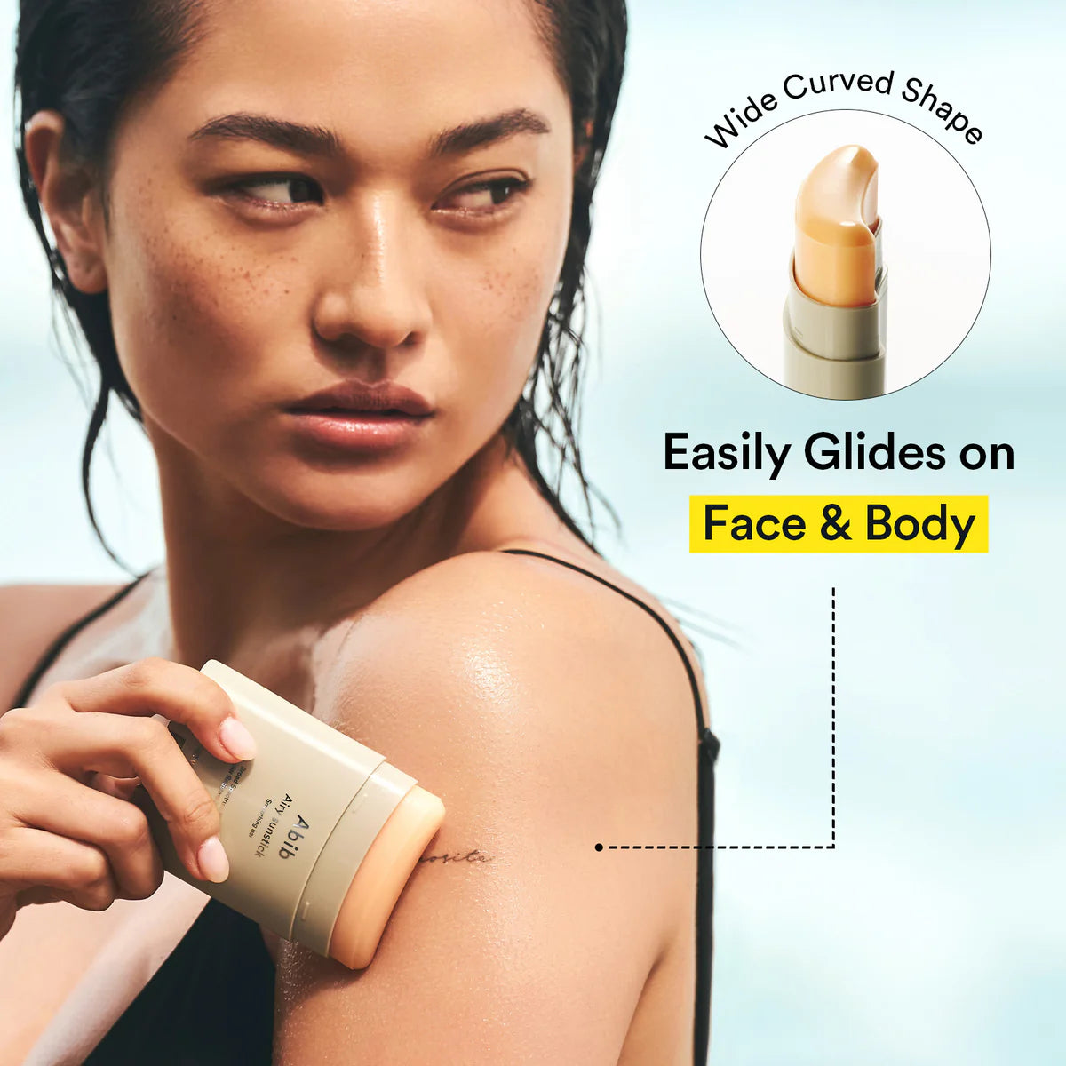 ABIB Airy Sunstick Smoothing Bar SPF50+ PA++++, 23g – papildomas vaizdas 7
