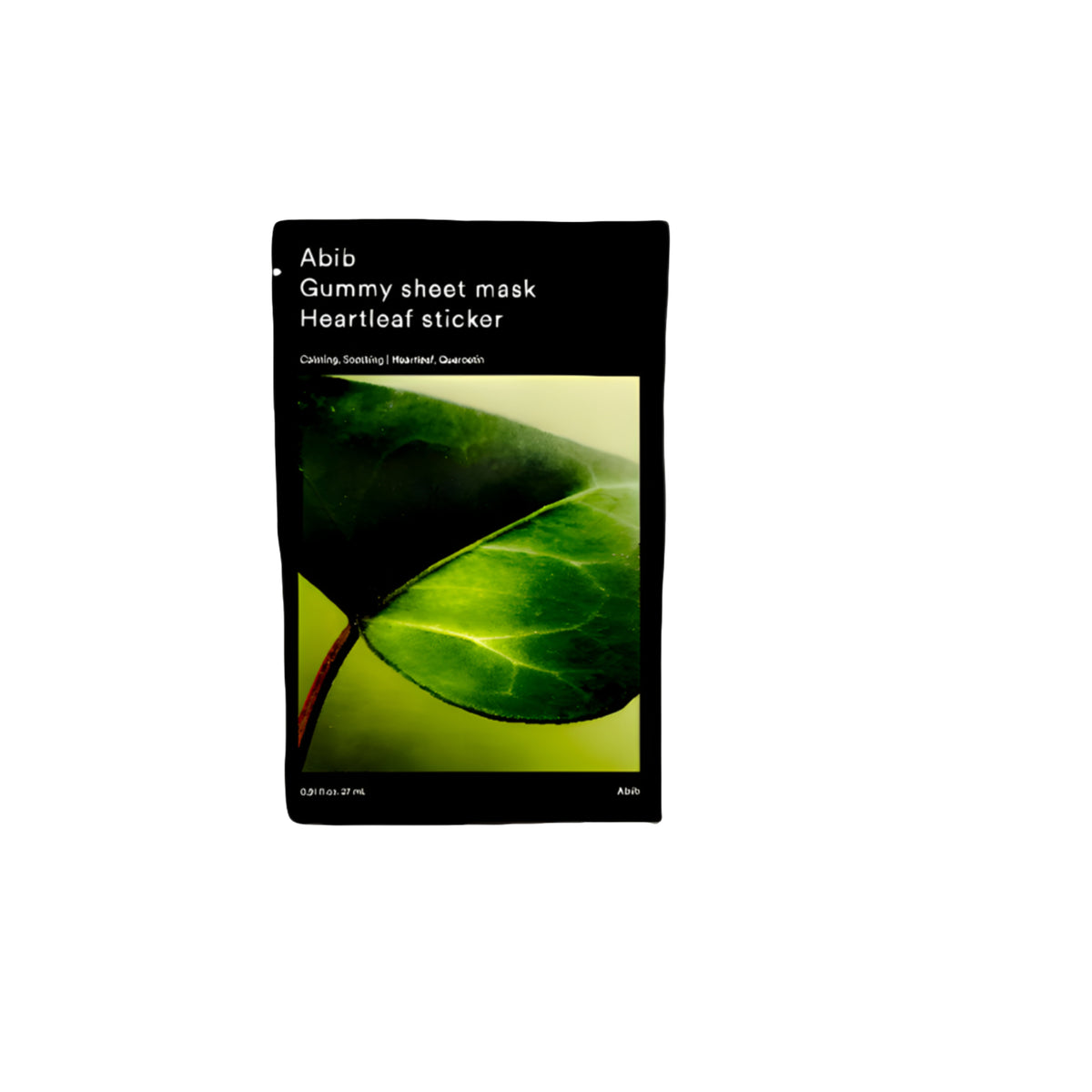 ABIB maschera in tessuto Gummy Heartleaf Sticker, 27ml
