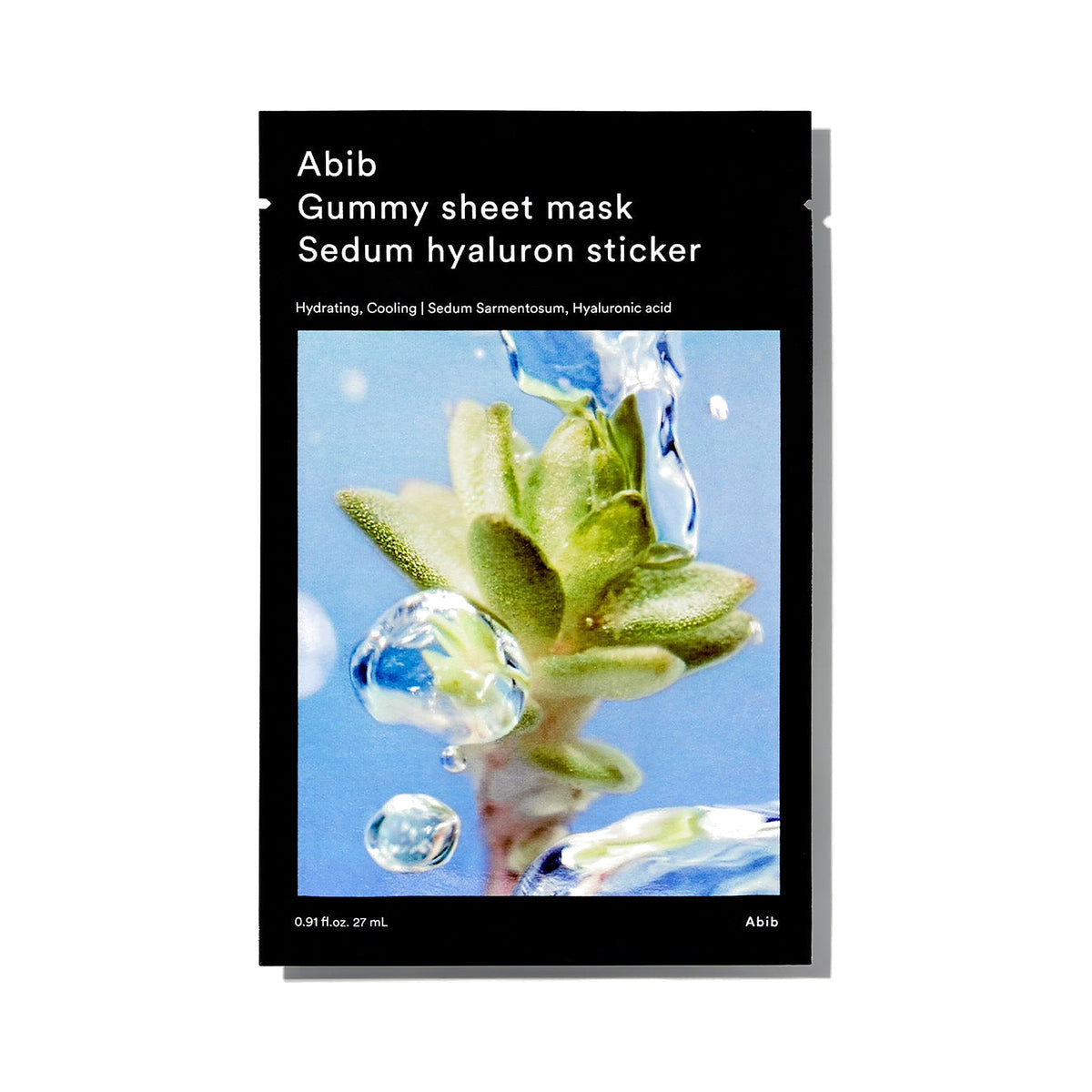 ABIB Gummy Sheet Mask Sedum Hyaluron Sticker, 27ml