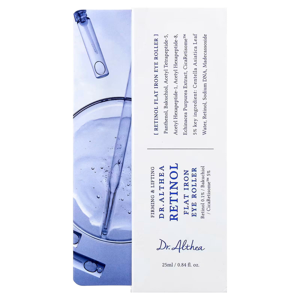 Dr. Althea – Retinol Flat Iron, roller contorno occhi, 25ml