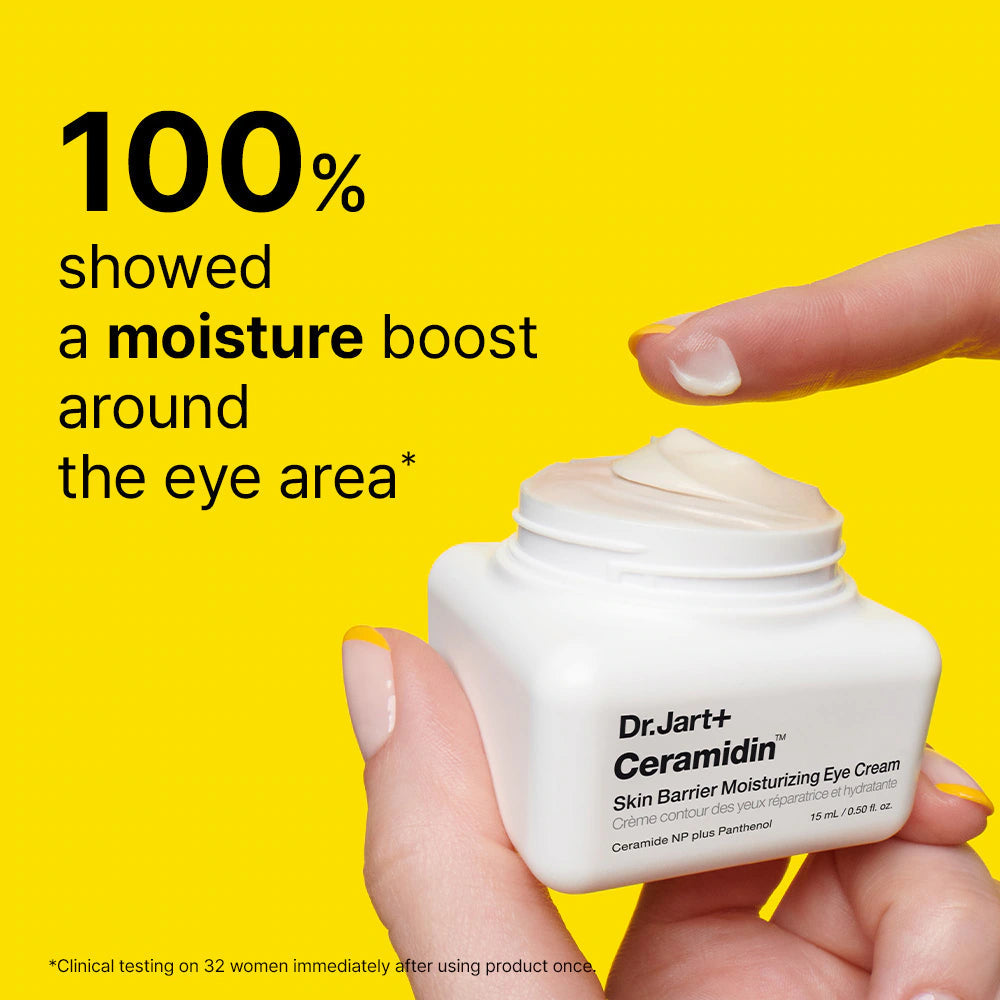 Dr.Jart+ – Ceramidin Skin Barrier, crema idratante contorno occhi, 15ml