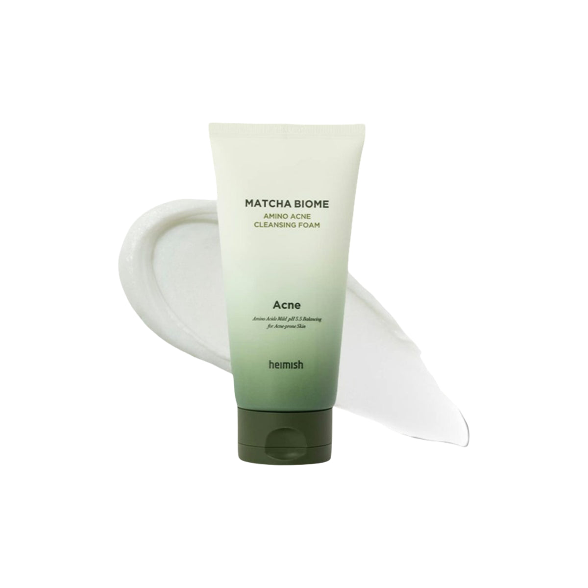 Schiuma detergente antiacne agli amminoacidi e matcha Heimish Matcha Biome, 150g