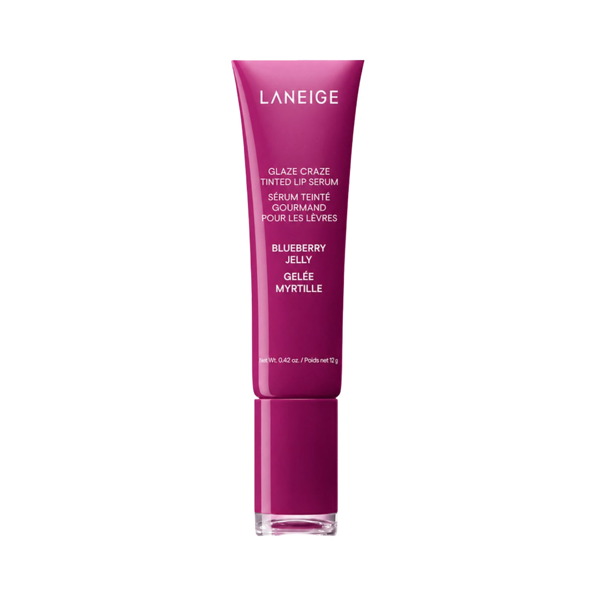LANEIGE Glaze Craze Tinted Lip Serum Blueberry Jelly, 12g