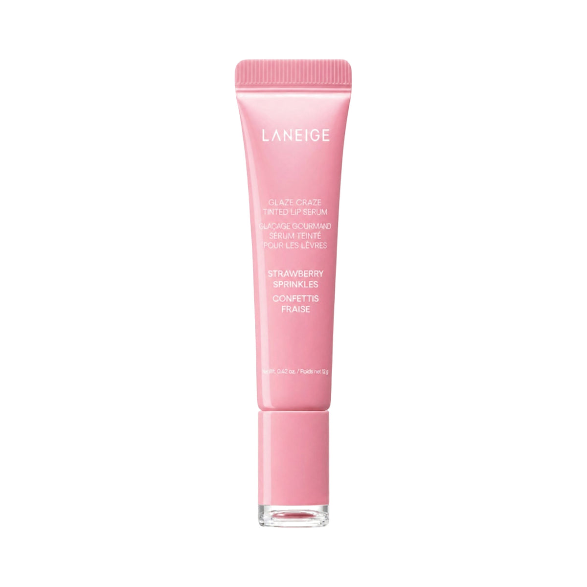 LANEIGE Glaze Craze Tinted Lip Serum Strawberry Sprinkles, 12g