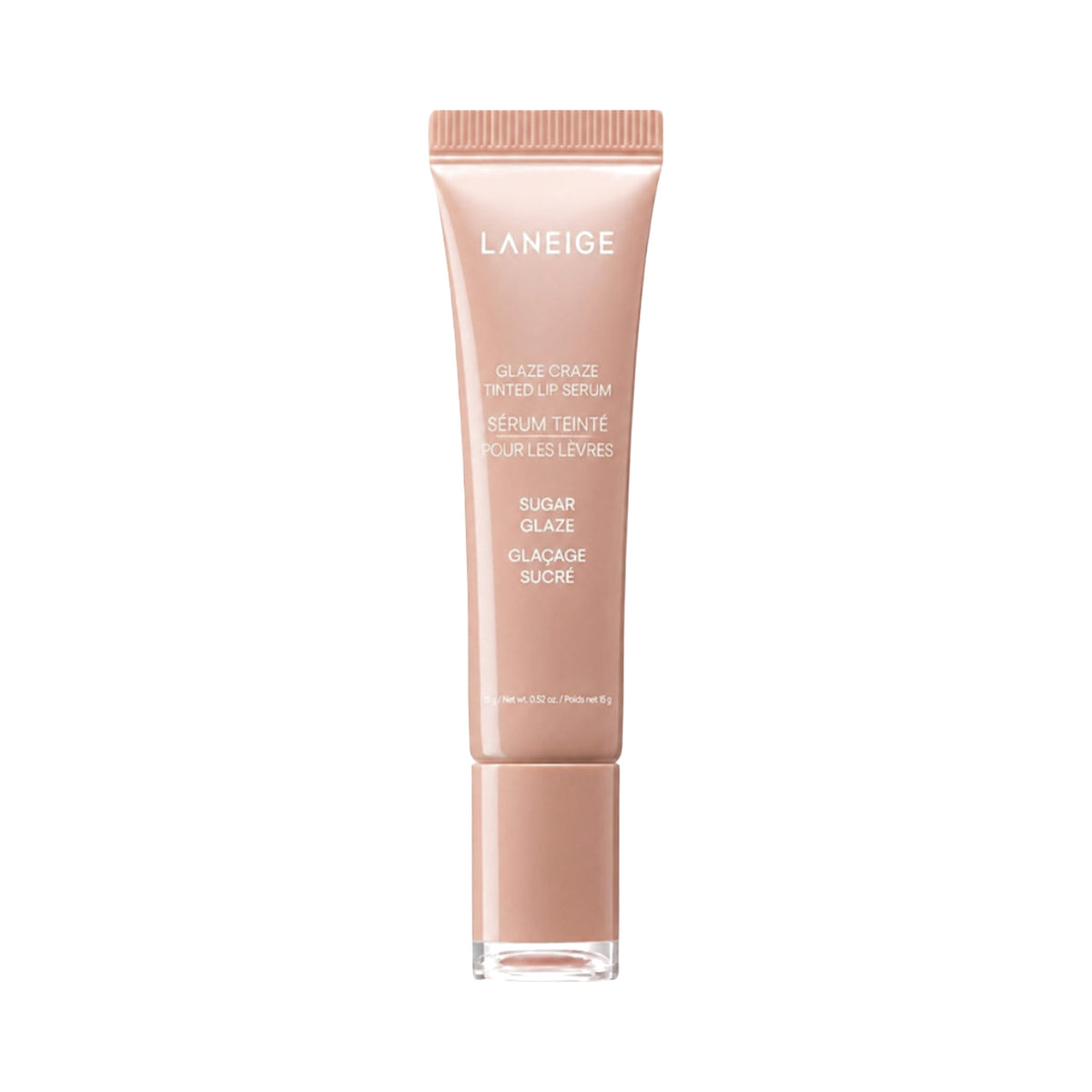 LANEIGE Glaze Craze Tinted Lip Serum Sugar Glaze, 12g