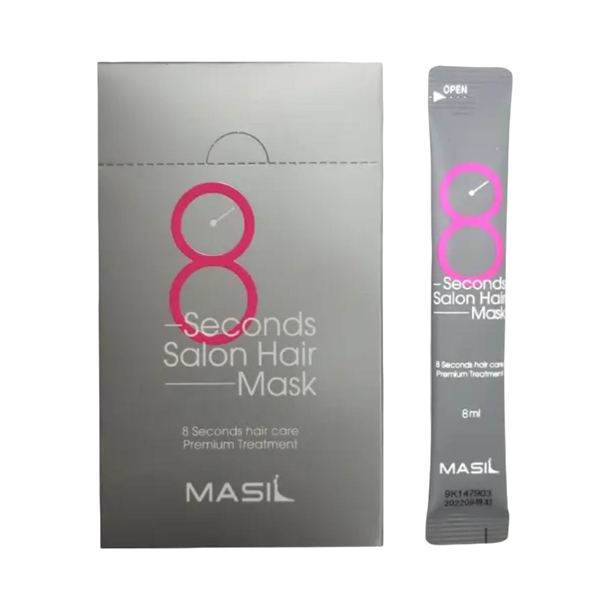 MASIL 8 Seconds Salon Hair Mask 1 Pack, 8ml×20pcs