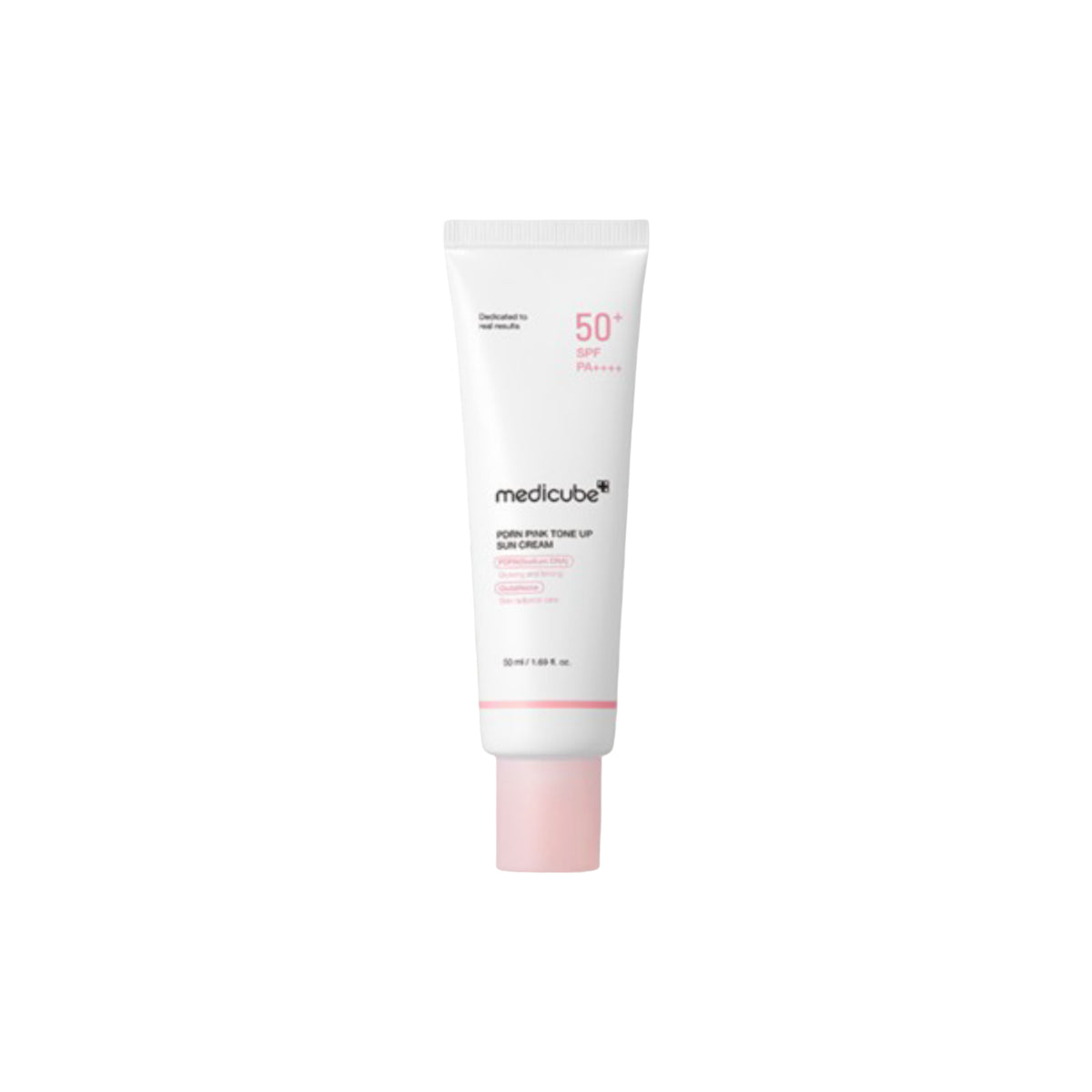 Medicube PDRN Crema solare rosa effetto uniformante SPF50+ PA++++, 50ml