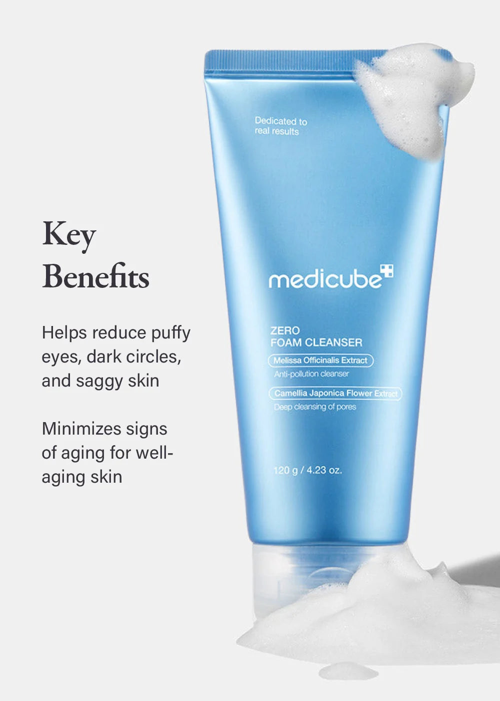 Medicube – Zero Foam, detergente, 120g