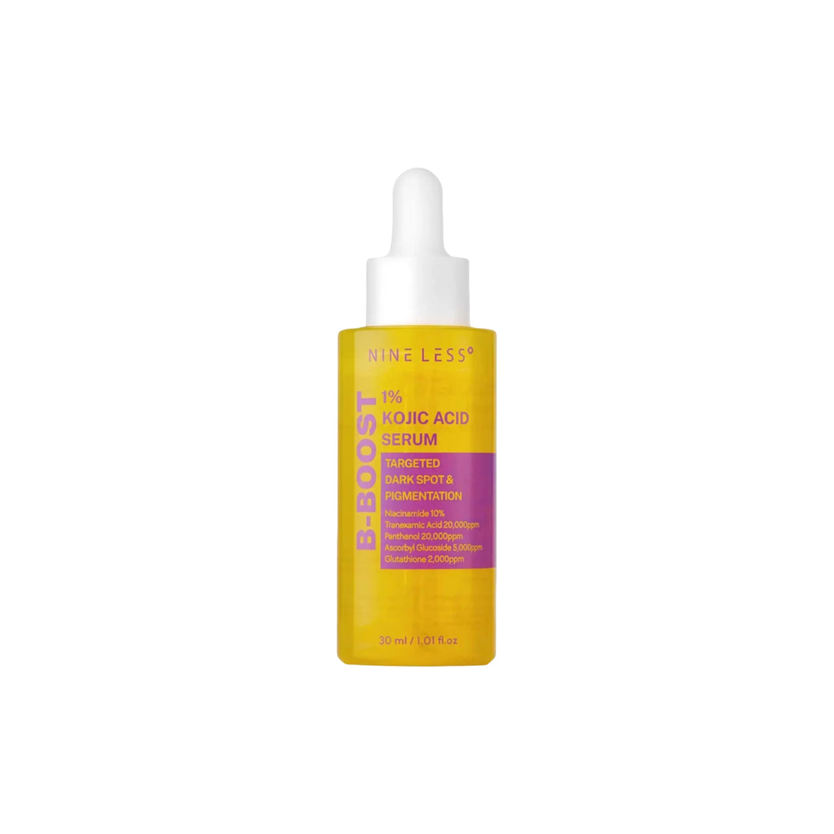 NINE LESS Siero B-Boost all'acido cogico all'1%, 30ml