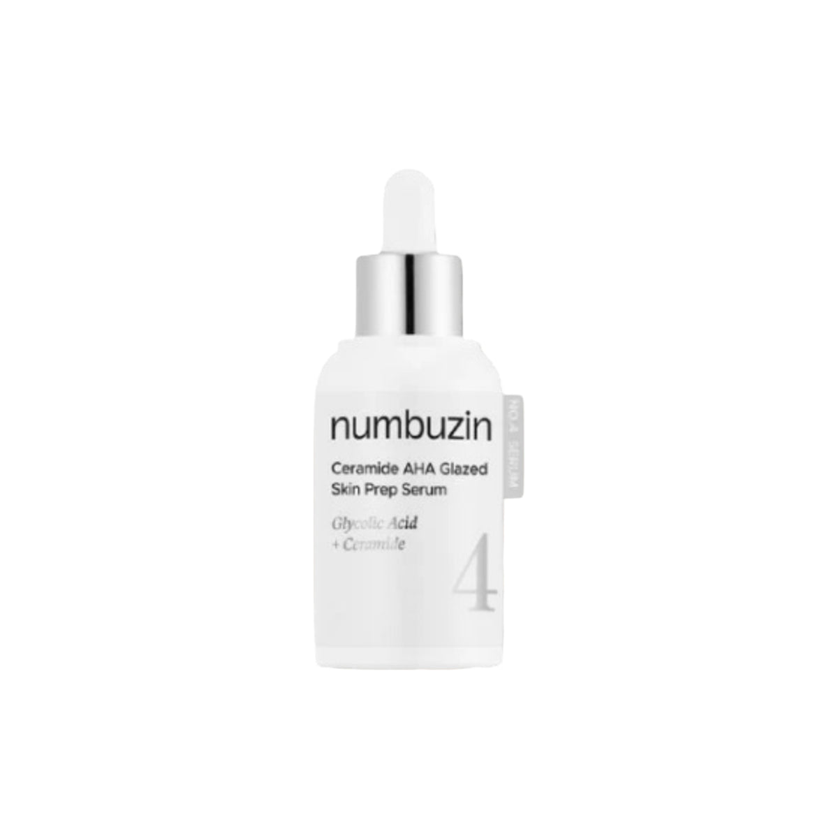 Siero preparatore per una pelle effetto glassa Ceramide AHA Numbuzin No.4, 30ml