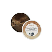 Petitfee Patch occhi all'idrogel con perla nera e oro, 60 pezzi