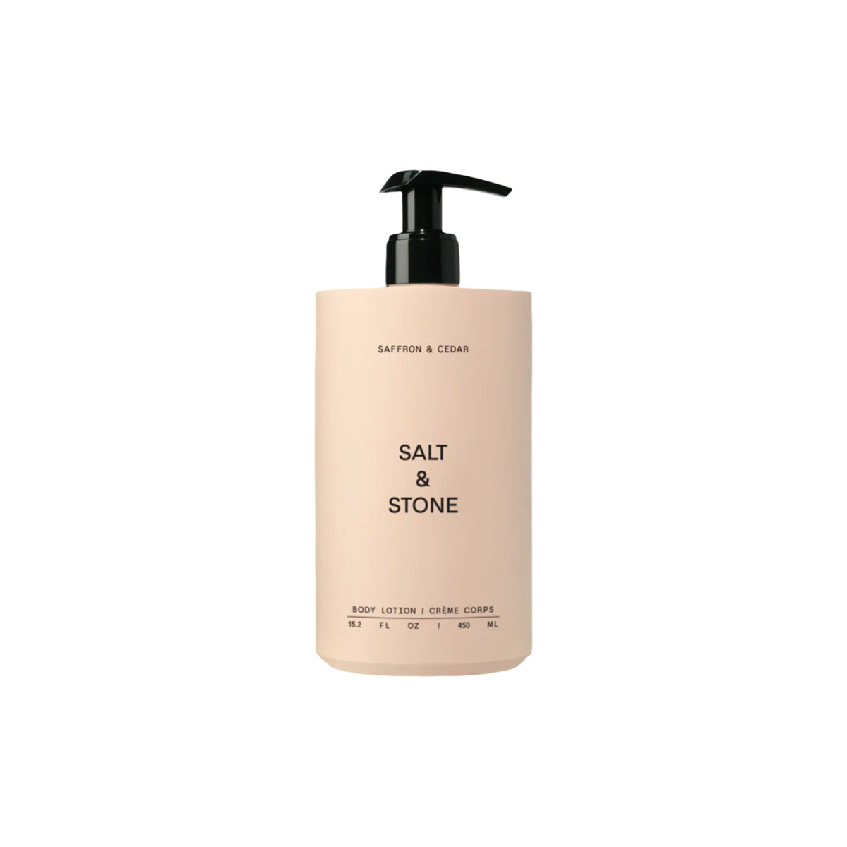 Salt & Stone lozione corpo Saffron & Cedar, 450ml