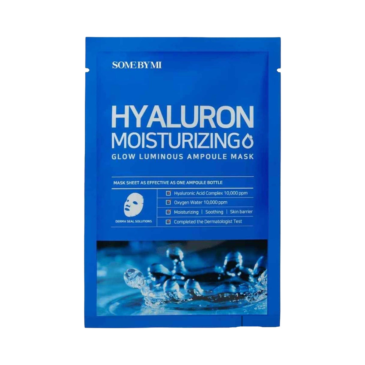 SOME BY MI Hyaluron Moisturizing Glow Luminous Ampoule Mask, 25g