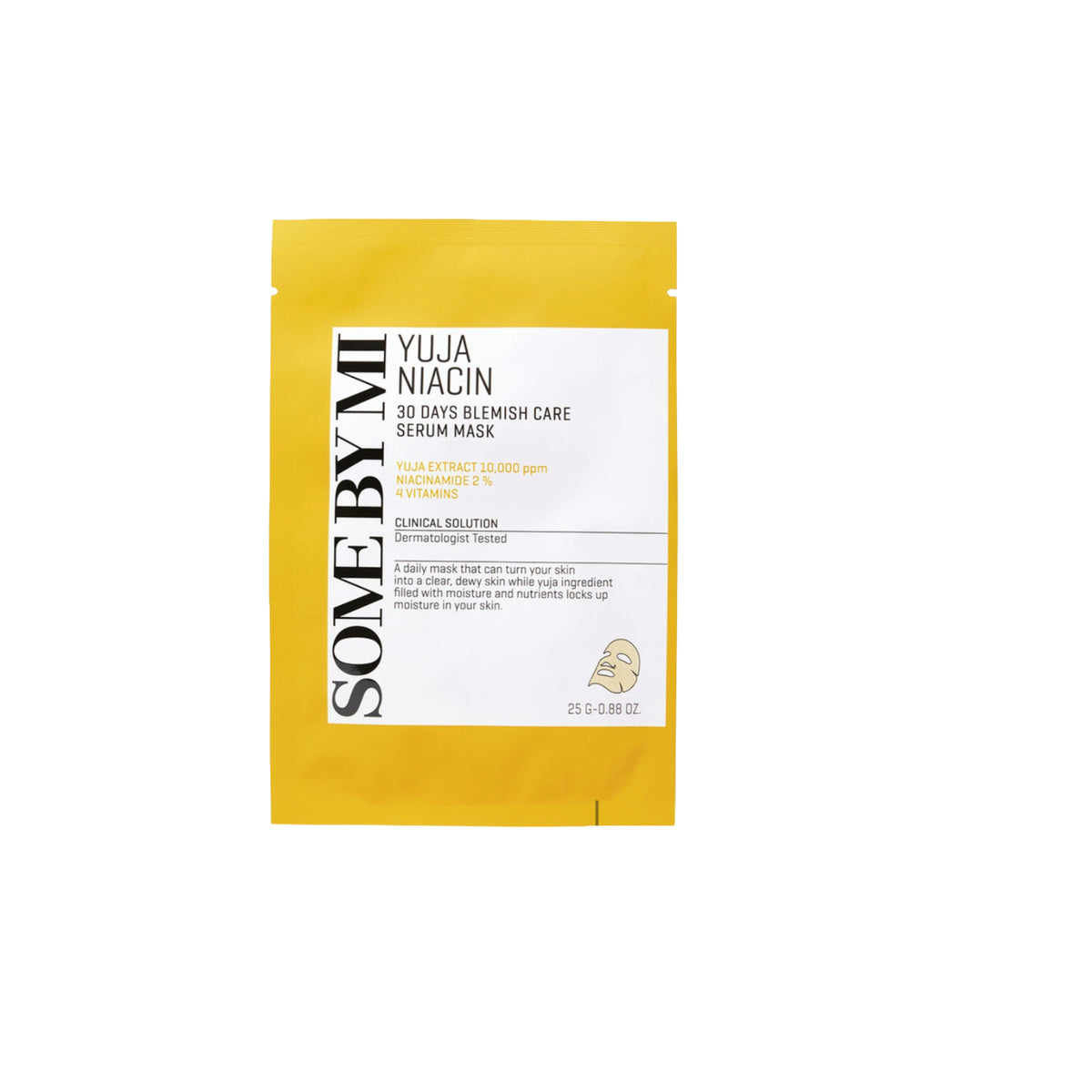 Maschera siero SOME BY MI Yuja Niacin 30 Days per la cura delle imperfezioni, 25g