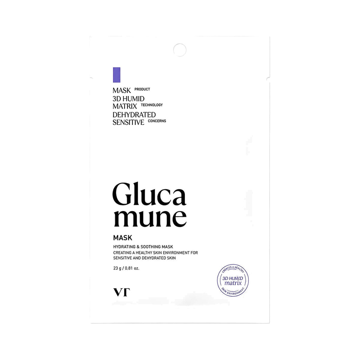 VT Cosmetics – Glucamune Mask, 1 sheet