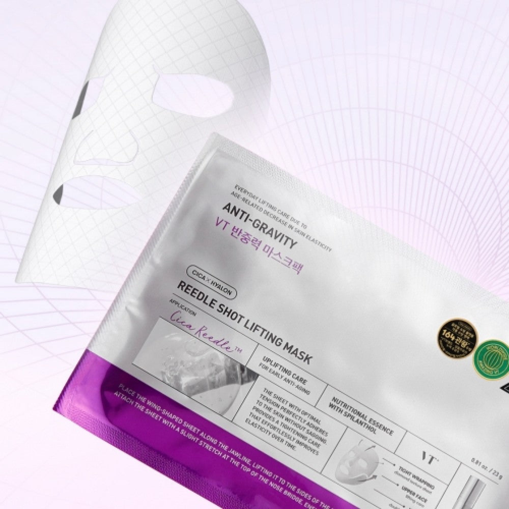 VT Cosmetics – Maschera lifting Reedle Shot, 1 foglio