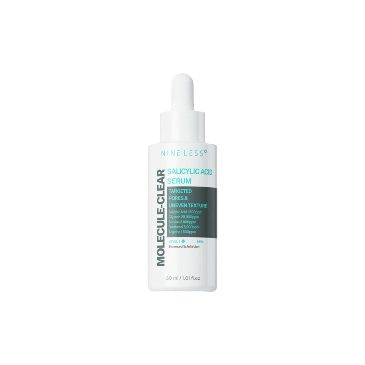Siero esfoliante all'acido salicilico Molecule-Clear di NINE LESS, 30ml