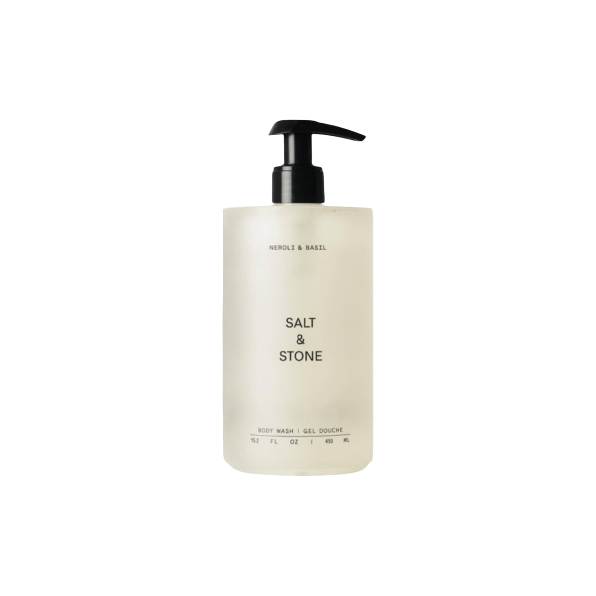 Salt & Stone Detergente corpo Neroli & Basilico, 450ml