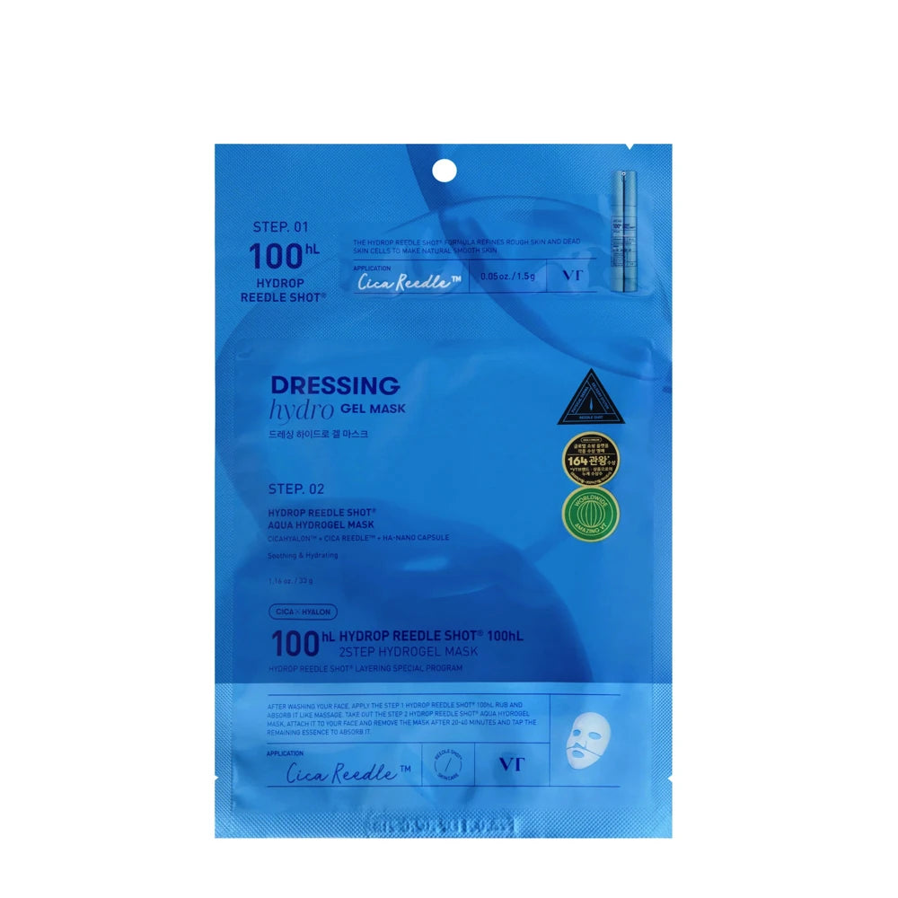 VT Cosmetics – Maschera idrogel Hydrop Reedle Shot 100 in due fasi