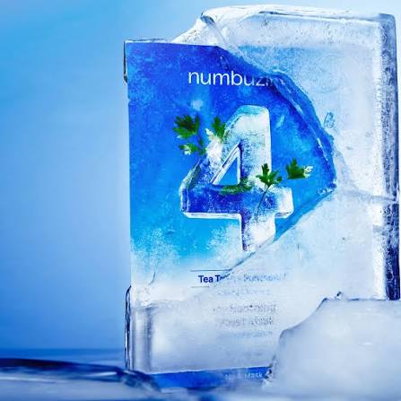 Numbuzin No.4 Icy Soothing Sheet Mask – Maschera lenitiva in tessuto, 27 g / 1 pezzo